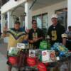    It's Timmy, Jerry and Gregg..."The Booze Brothers" making groceries in Ft. Lauderdale day before "The Big Game"